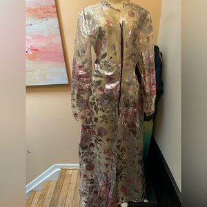 Floral Transparent Raincoat